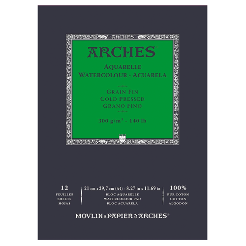 Arches Aquarellpapier Test